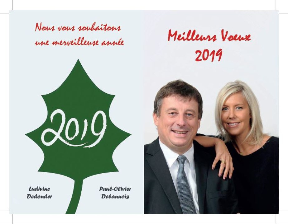 Avec les bons vœux de Polo et Ludivine