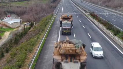 Suriye Sınırına Askeri Sevkiyat