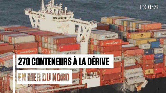 Un navire perd 270 conteneurs en mer du Nord, dont 3 toxiques