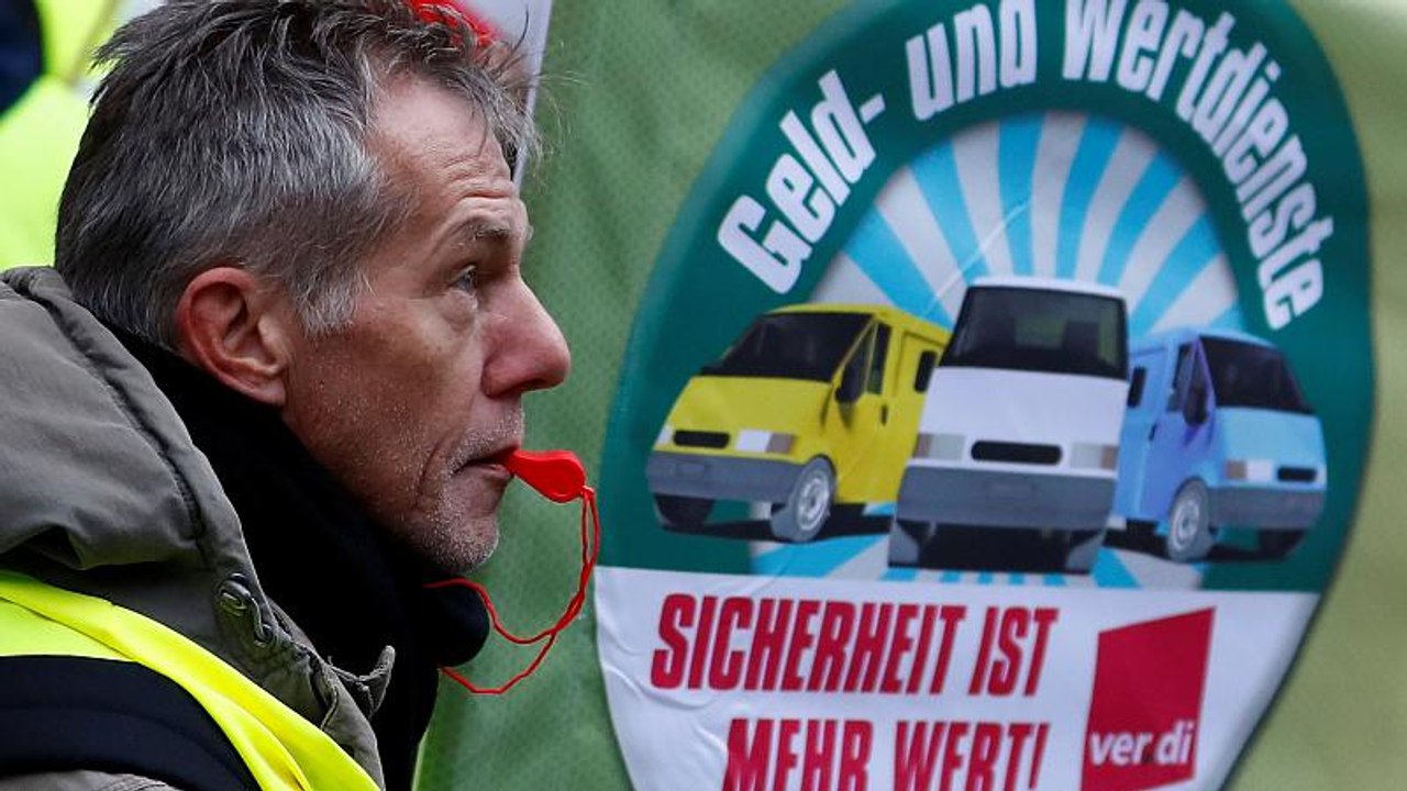 Warnstreik bei Geldtransporten