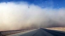 الجو الأصفر.. عاصفة ترابية قوية تضرب مختلف مناطق السعودية