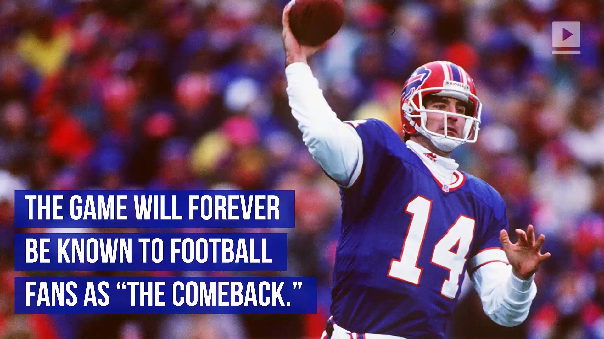 This Day in History: Buffalo Bills Pull off Greatest Comeback in NFL  History - video Dailymotion