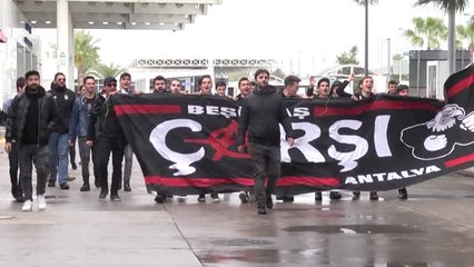 Beşiktaş Kafilesi, Antalya'ya Geldi (2)