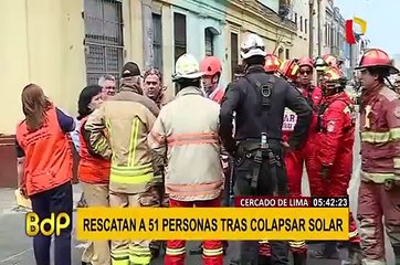 Cercado: más de 50 familias permanecen en carpas tras colapso de solar