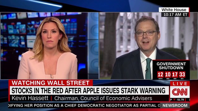 Trump's economic advisor bombs while the markets tank