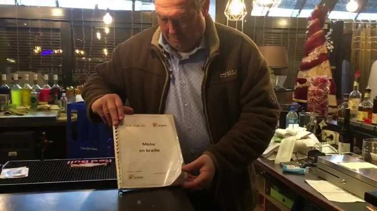 Huy-Waremme : deux restos proposent une carte traduite en braille