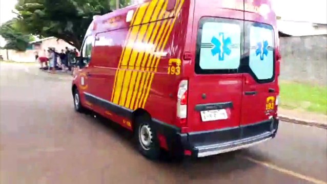 Homem fica ferido em colisão de trânsito no Cascavel Velho