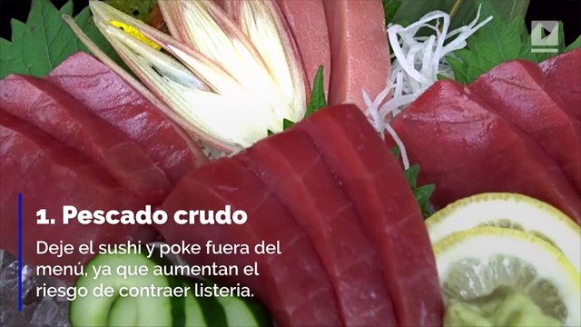 Las mujeres embarazadas deberían evitar estos 7 alimentos