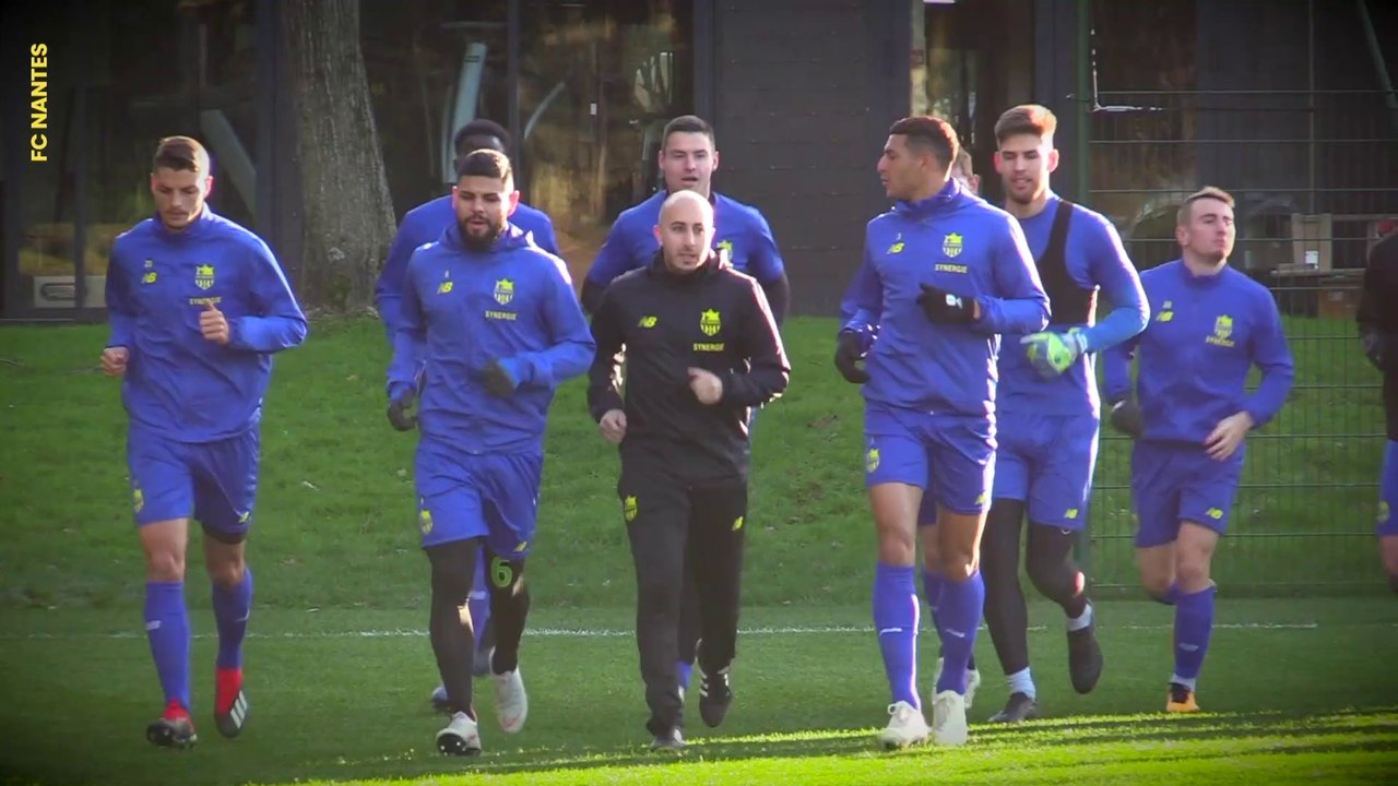 Extraits de l'entraînement, à la veille de FC Nantes - Châteauroux