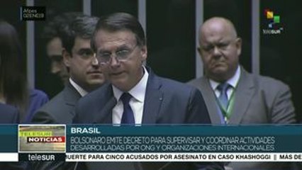 Brasil: Bolsonaro emite norma para controlar actividad de ONGs