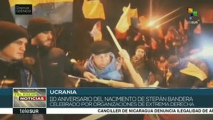 Celebran ucranianos 110 años del natalicio de Stepan Bandera