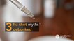 3 flu shot myths debunked