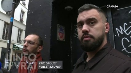Eric Drouet, placé en garde à vue - L'info du vrai du 03/01 - CANAL+