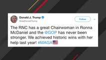 Trump Calls RNC's Ronna McDaniel 'Great Chairwoman' After She Slammed Uncle Mitt Romney Over Critical Op-Ed