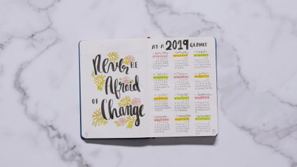 Yearly 2019 Bullet Journal Setup | Plan With Me
