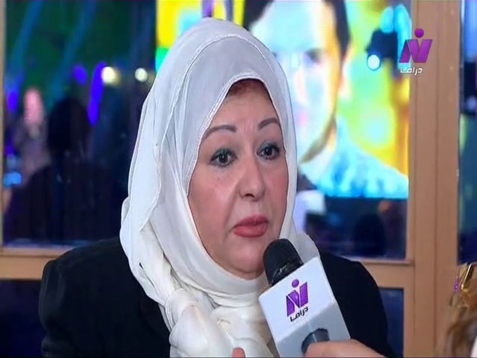لقاء مع الفنانه عفاف شعيب فى حفل تكريم نجوم الدراما 2018
