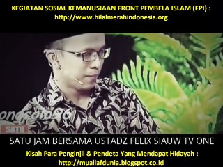 [206] MASYA ALLAH.. KISAH UST. FELIX MENDAPAT HIDAYAH ISLAM SETELAH BERDEBAT TENTANG KEBENARAN ISLAM..