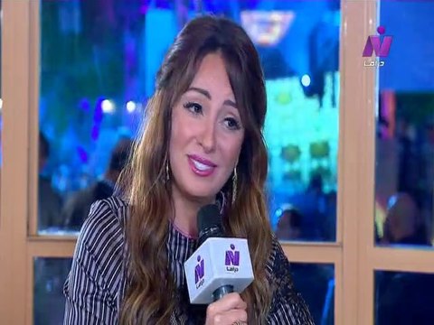لقاء مع الفنانه نرمين الفقى فى حفل تكريم نجوم الدراما 2018_