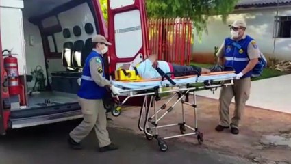 Idoso de 79 anos é socorrido no Brasmadeira