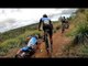 Person Competes in Mountain Biking Race in Philippine Forest