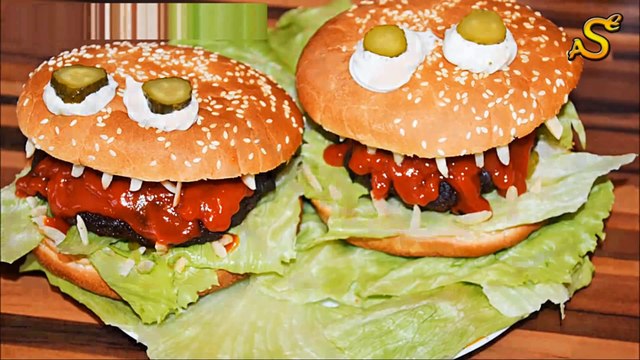Halloween Rezepte Burger