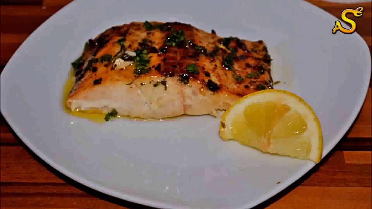 Lachs in Honig Kräuter - рыба - Balık - Fish - Poisson