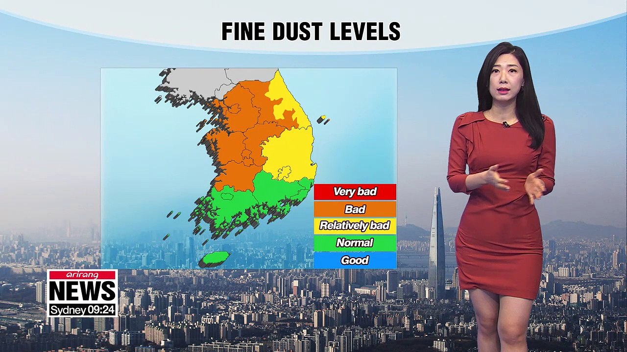 Temperatures rise a touch but dust sweeps in _ 010419