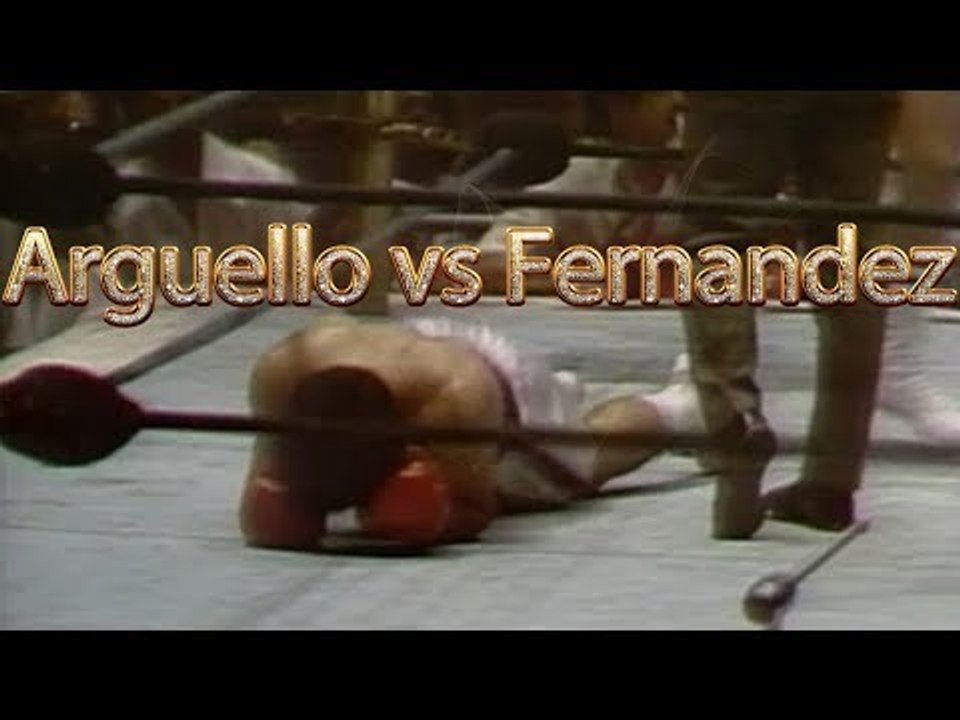 Alexis Arguello vs Jose Fernandez (Highlights)