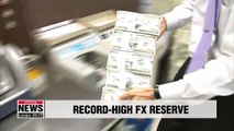 S. Korea's foreign exchange reserves hit record high in December