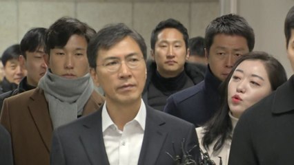안희정, 항소심 2차 공판 출석..."비공개 재판...질문 답변 어렵다" / YTN
