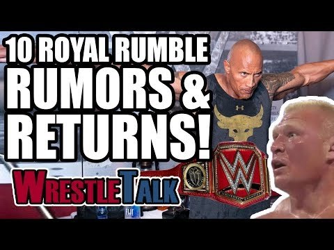 10 Biggest WWE Royal Rumble 2019 RUMORS, RETURNS & SURPRISES! | WrestleTalk
