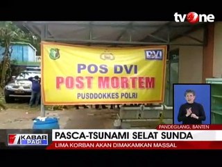 Lima Korban Tsunami Selat Sunda Belum Teridentifikasi