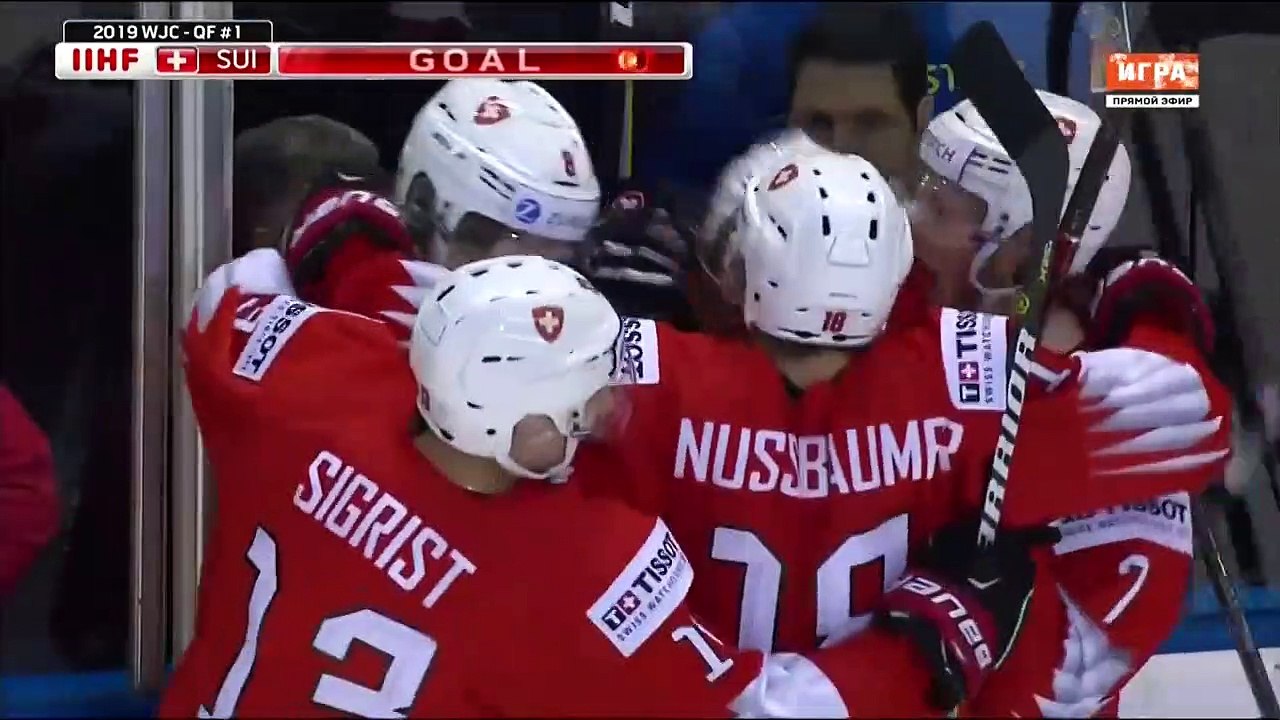 02.01.2019 ЧМ U-20. Швеция - Швейцария - 0_2. Голы 1/4 финала