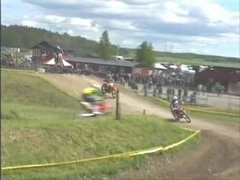 Motocross-collision