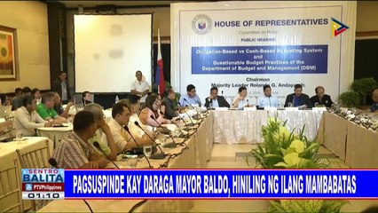 Скачать видео: Pagsuspinde kay Daraga Mayor Baldo, hiniling ng ilang mambabatas