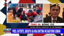 Pres. #Duterte, bibisita sa mga biktima ng bagyong #UsmanPh