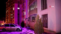 Gümüşhane’de Dev Kayalar Apartmanın Üzerine Düştü