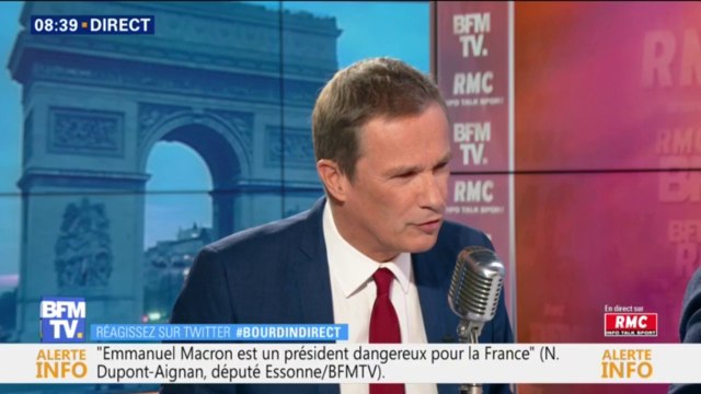 Gilets jaunes: pour Nicolas Dupont-Aignan, Éric Drouet a peut-être pris trop de place