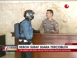 Polisi Pastikan Usut Penyebar Hoax Surat Suara Tercoblos