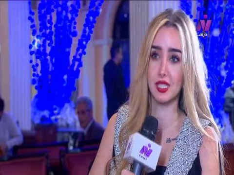 لقاء مع الفنانه هنا الزاهد فى حفل تكريم نجوم الدراما 2018