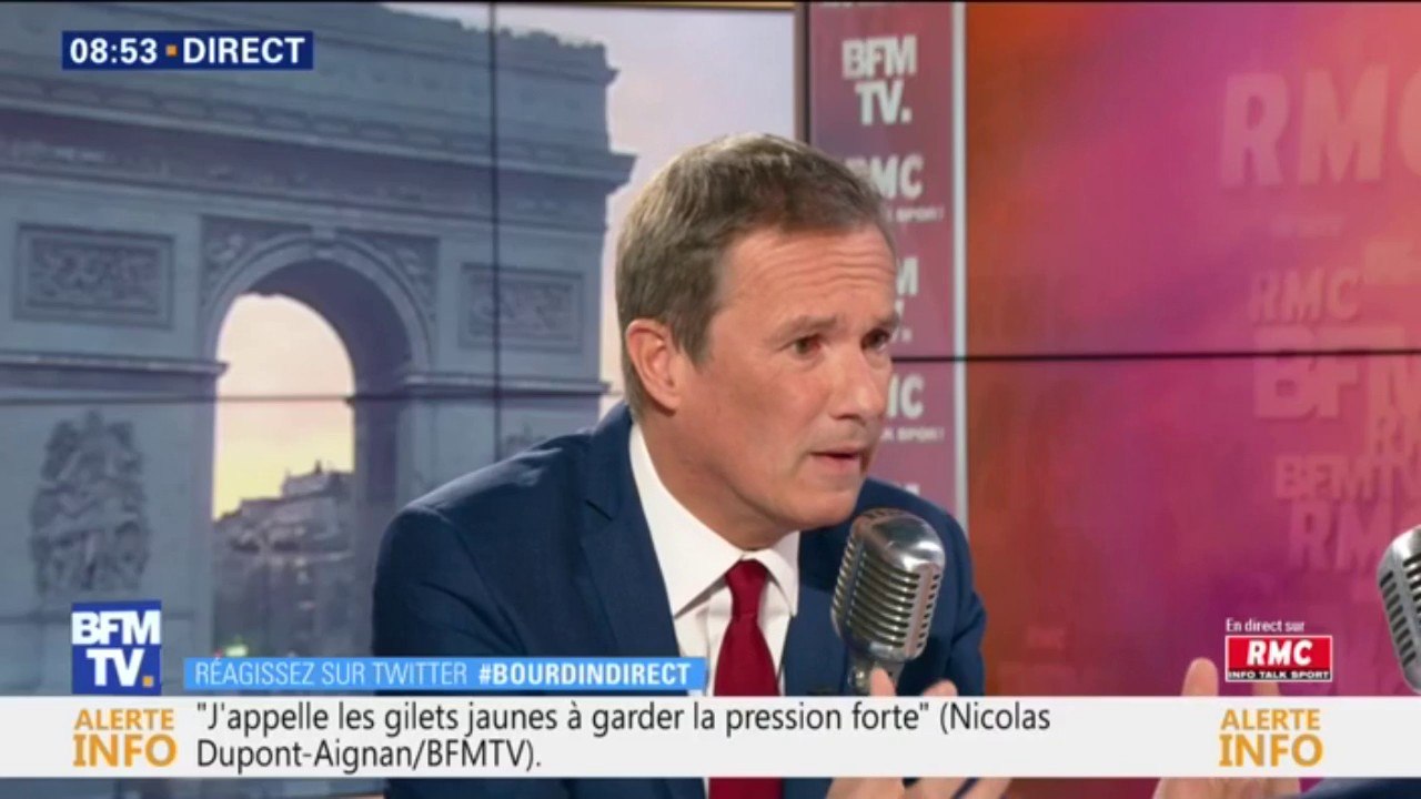 Une liste "gilets jaunes" aux européennes? "Je n'ai pas peur de la concurrence", répond Dupont-Aignan