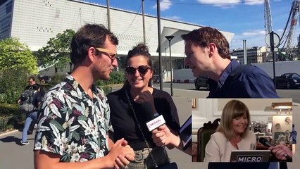 Micro miroir - Les passants vont-ils reconnaître Chantal Goya ?