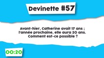 Énigme #57 : Une histoire d'âge