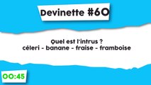 Énigme #60 : L'intrus