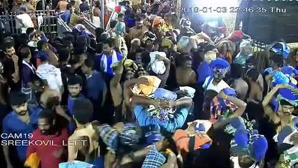 அய்யப்பன் கோயிலுக்கு சசிகலா போனது உண்மைதான்...சி சிடிவி- வீடியோ