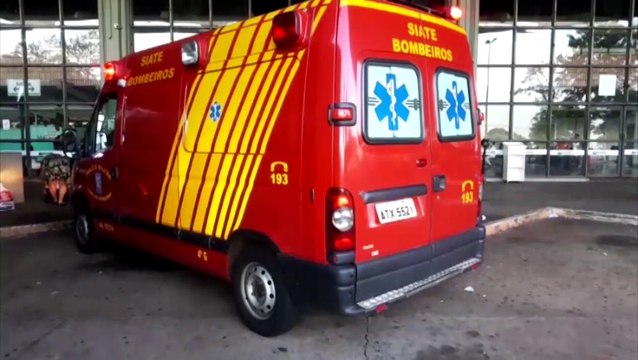 Idosa cai em ônibus de turismo e é socorrida na Rodoviária