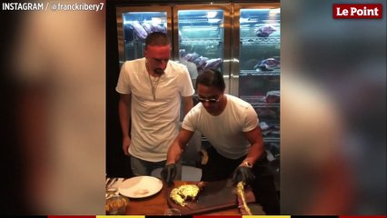 Franck Ribéry déguste une entrecôte à 1 200 euros !