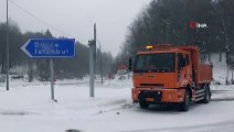 Bolu Dağı’nda kar yağışı devam ediyor