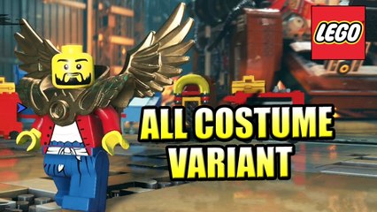 ALL COSTUME VARIANT - The LEGO Ninjago Movie Videogame - Custom Character Creator (All Options)