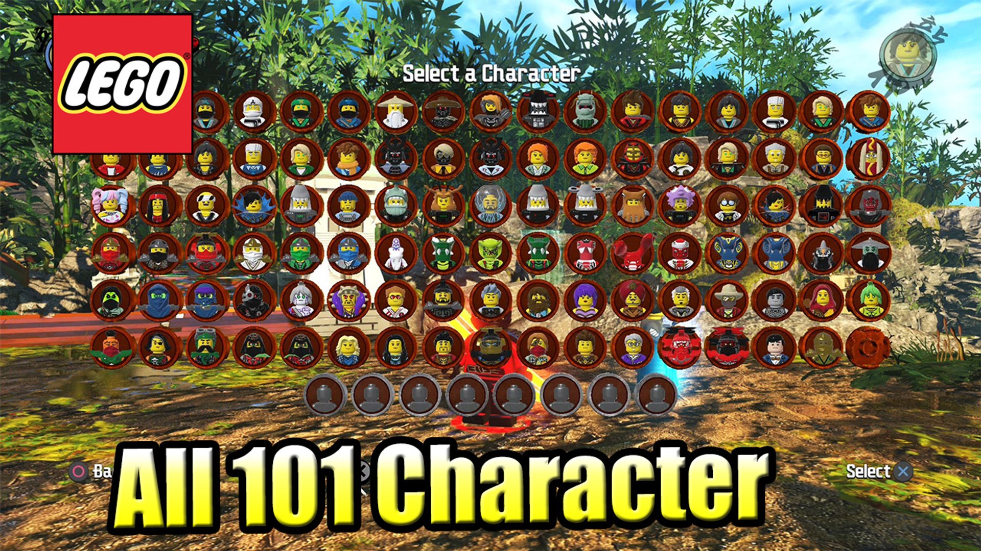 The LEGO Ninjago Movie Videogame - All 101 Characters Unlocked (Character  Grid) – Видео Dailymotion